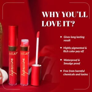 Top Rated Milap Liquid Sindoor – Waterproof Smudge Proof Red Matte Finish 4ml 1 - Milap Liquid Impression Sindoor – Waterproof, Smudge-Proof, Red Matte Finish (4ml) - DsonMart - 1