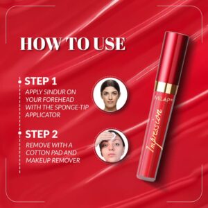 Top Rated Milap Liquid Sindoor – Waterproof Smudge Proof Red Matte Finish 4ml 2 - Milap Liquid Impression Sindoor – Waterproof, Smudge-Proof, Red Matte Finish (4ml) - DsonMart - 1