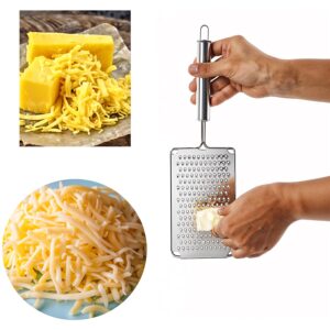 02 555fc47f 43f0 42dc bf1f 6a8a5d7cb3db - Stainless Steel Vegetable Grater – Durable & Efficient Kitchen Tool (1 Pc) - DsonMart - 1