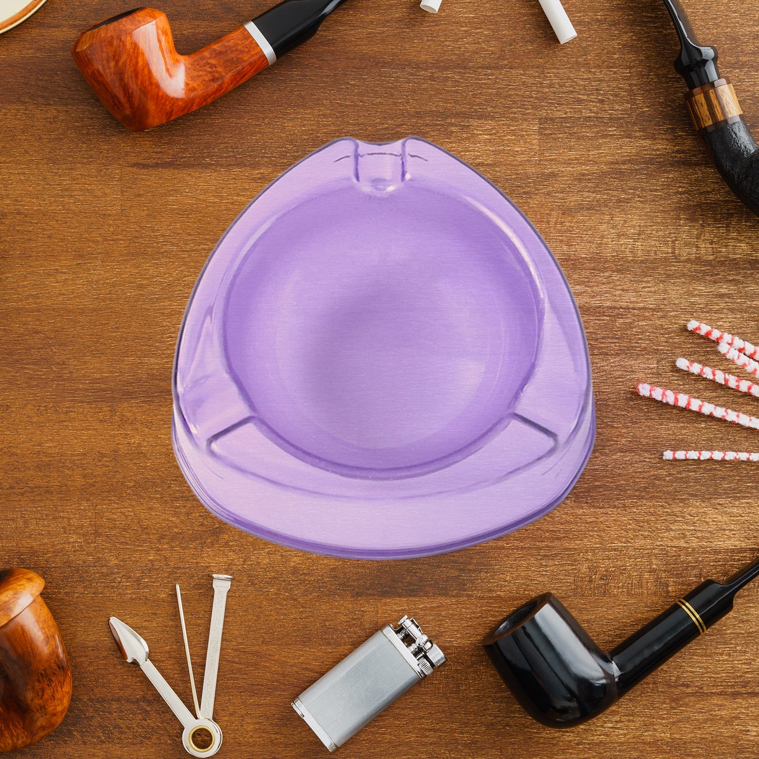 04_f3bf5adf-2e2f-4fd2-96f2-2c88ea44ac06.jpg 04 f3bf5adf 2e2f 4fd2 96f2 2c88ea44ac06 - Transparent Plastic Ashtray – Purple Heat-Resistant Ash Tray with 3 Grooves(1 Pc) - DsonMart - 1