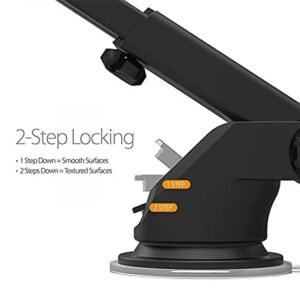 06 07a5b51f 3a6d 4063 992c 6dfea350ee67 - Universal Car Mobile Phone Holder – Adjustable Dashboard & Windshield Mount (1 Pc) - DsonMart - 1