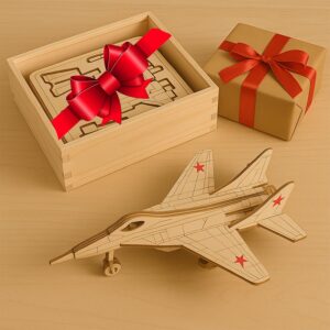 06 8d67c519 43d6 4b67 a3d7 8ca701f6f25e - 3D Wooden Fighter Jet Puzzle – Educational & Fun DIY Assembly Kit - DsonMart - 1