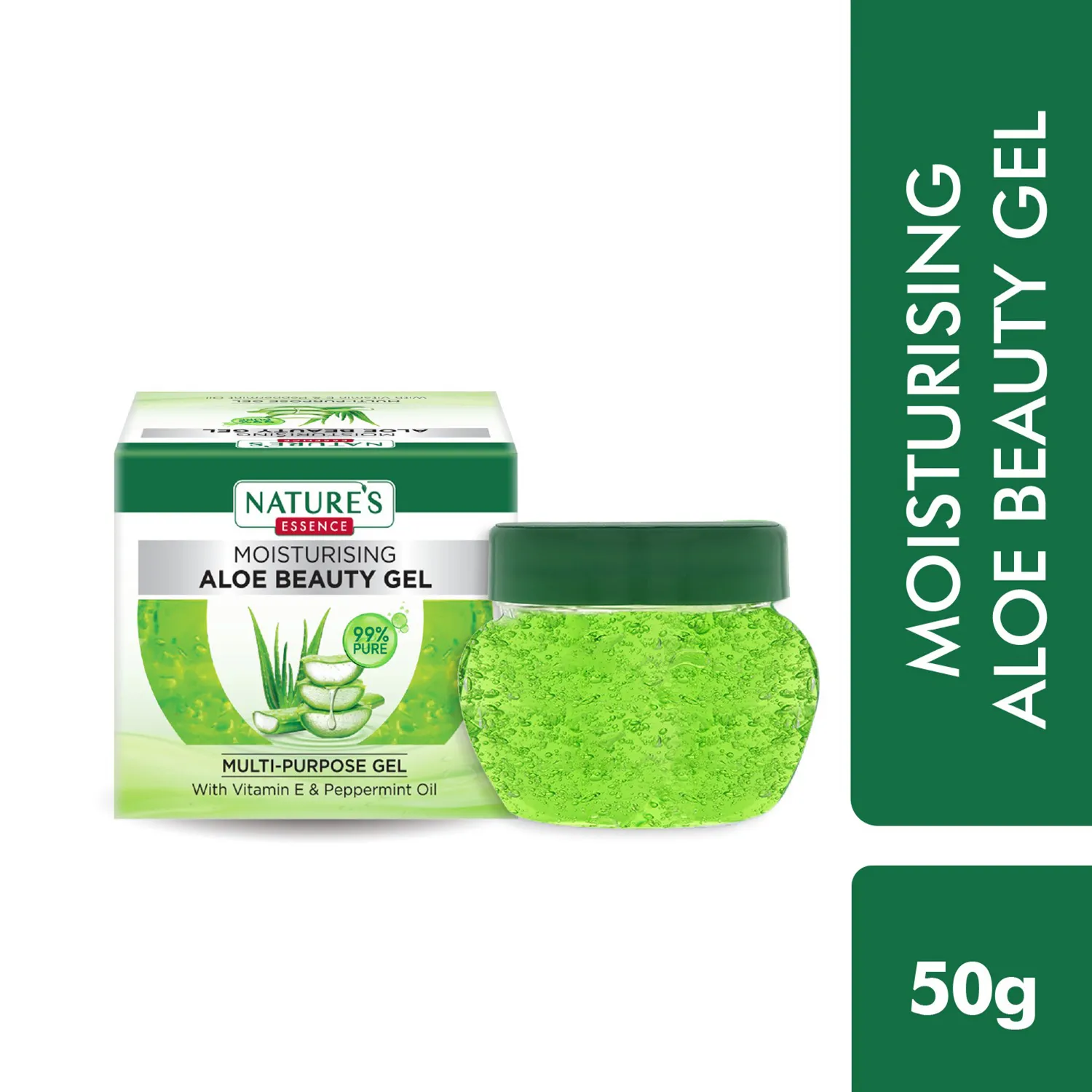 Nature’s Aloe Beauty Gel | Skin-Friendly, Vitamin E Enriched, Soothing Aloe Vera Gel for Glowing Skin Natures Aloe Beauty Gel | Skin-Friendly, Vitamin E Enriched, Soothing Aloe Vera Gel for Glowing Skin