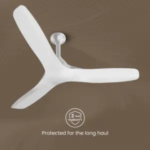 Crompton Silent Pro Fluido Wave 5 - Crompton Silent Pro Fluido Wave 1200 mm Ceiling Fan – Fog Grey, Silent Operation, 2-Year Warranty - DsonMart - 1