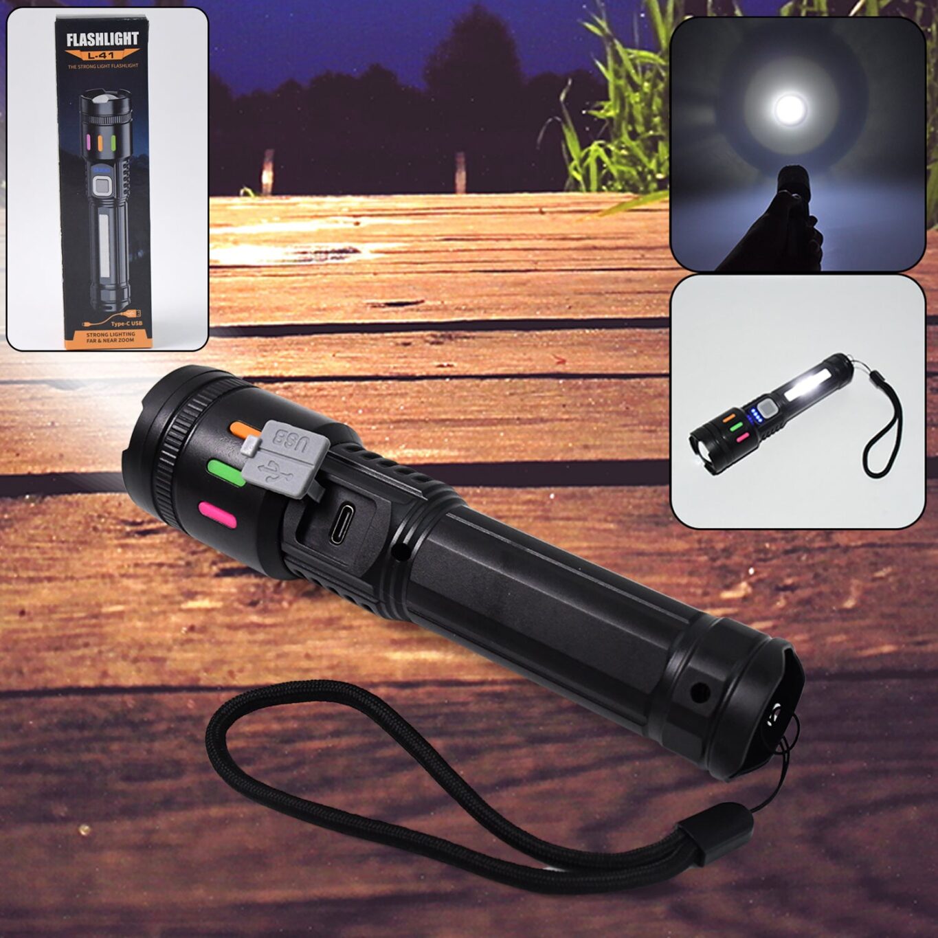 LED Torch High Lumens – Zoomable & Fast Charging LED Torch High Lumens – Zoomable & Fast Charging