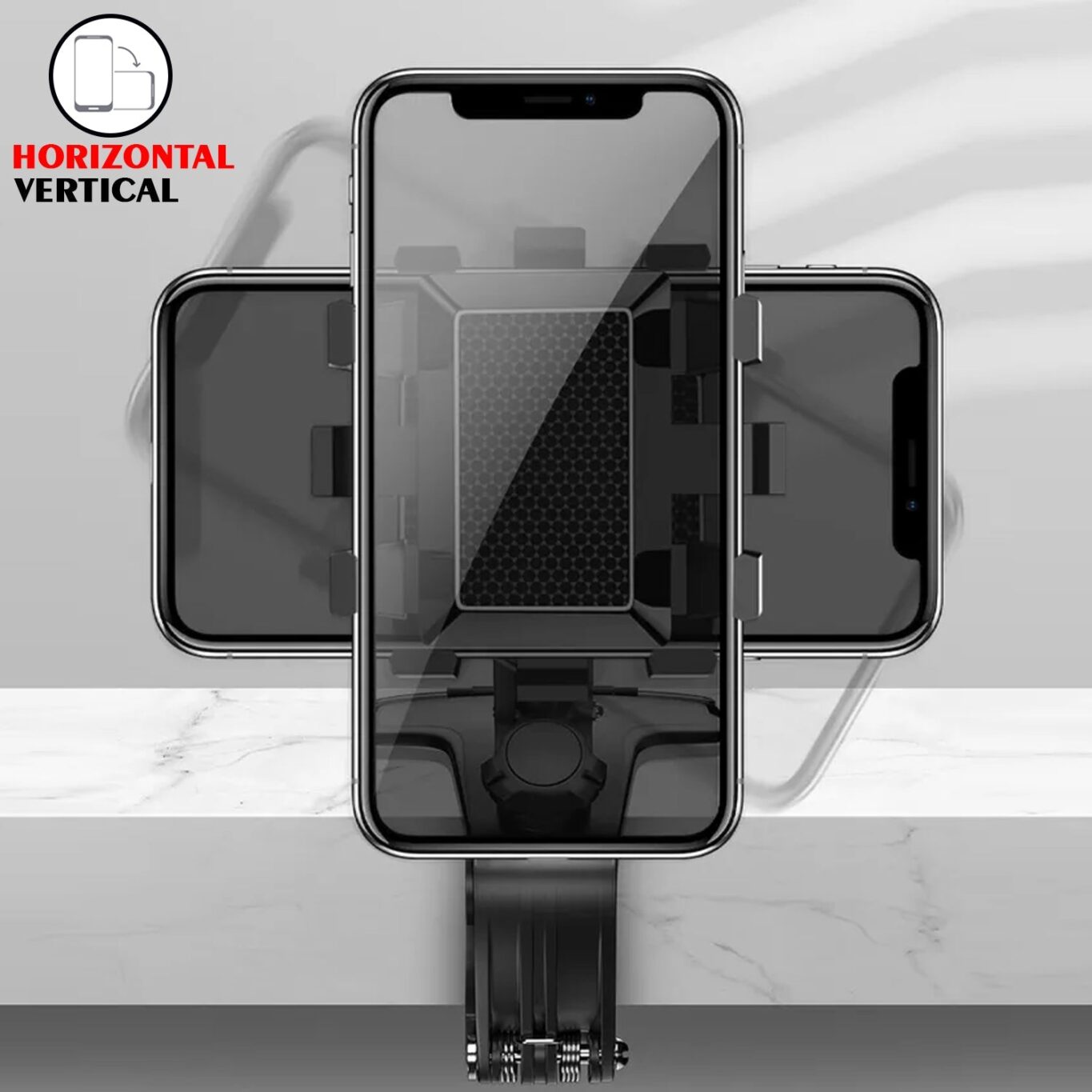 4_588bc7f5-70fb-44dc-a2b3-6411e7fe9e9e.jpg 4 588bc7f5 70fb 44dc a2b3 6411e7fe9e9e scaled - Car Phone Holder – 360° Mount Stand for Dashboard - DsonMart - 1